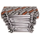BM SPA - BMM001410072 Serie di 12 chiavi combinate a cricchetto diritte (art. 141)