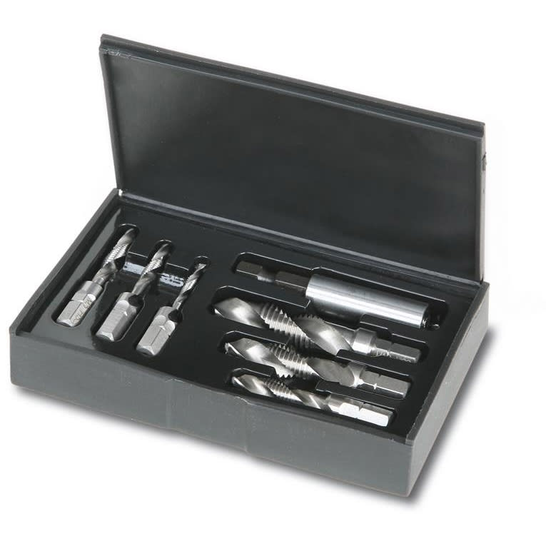 BM SPA - BMM004380010 Serie di punte per forare, filettare e svasare; in acciaio HSS