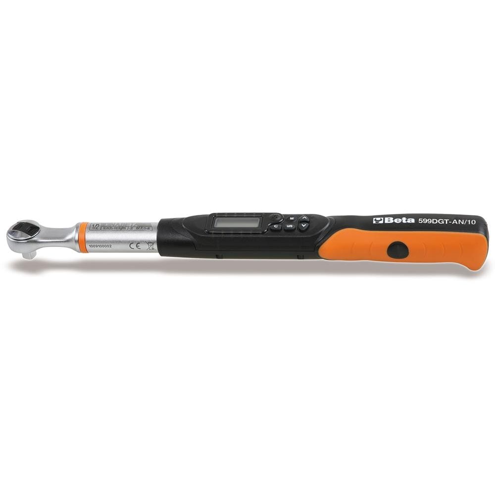 BM SPA - BMM005990610 Chiave dinamometrica elettronica a lettura di coppia e angolo con cricchetto reversibile, per serraggi destrorsi (precisione ± 2%) e sinistrorsi (prec