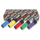 BM SPA - BMM007200645 Serie di 5 chiavi a bussola Macchina per dadi ruote con inserti polimerici colorati