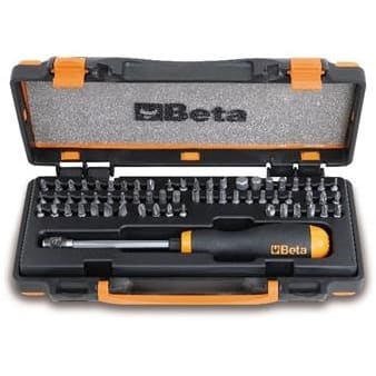 BM SPA - BMM008610978 61 inserti per avvitatori e 1 portainserti magnetico a sgancio rapido (art. 861LP, 861PE, 861PH, 861PZ, 861TX, 861RTX, 861TRW, 861TQS, 861SP, 851SR)