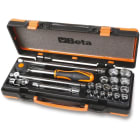 BM SPA - BMM009100936 Assortimento di 16 chiavi a bussola esagonali e 5 accessori in cassetta di lamiera