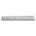 BM SPA - BMM009200040 Serie di 13 chiavi a bussola a mano bocca esagonale (art. 920A) su supporto