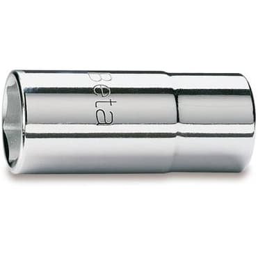 BM SPA - BMM009200626 Chiavi a bussola con attacco quadro femmina 1/2", tipo lungo bocca esagonale, cromate