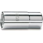 BM SPA - BMM009200626 Chiavi a bussola con attacco quadro femmina 1/2", tipo lungo bocca esagonale, cromate