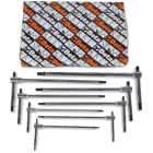 BM SPA - BMM009510693 Serie di 8 chiavi a T con tre estremità maschio esagonale (art. 951)