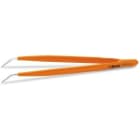 BM SPA - BMM009930010 Pinzetta a molla a punte fini curve arrotondate zigrinate in acciaio inossidabile