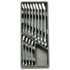 BM SPA - BMM024240045 Termoformato rigido in ABS chiavi combinate a cricchetto