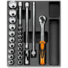 BM SPA - BMM024240083 Termoformato rigido in ABS bussole esagonali da 1/2"