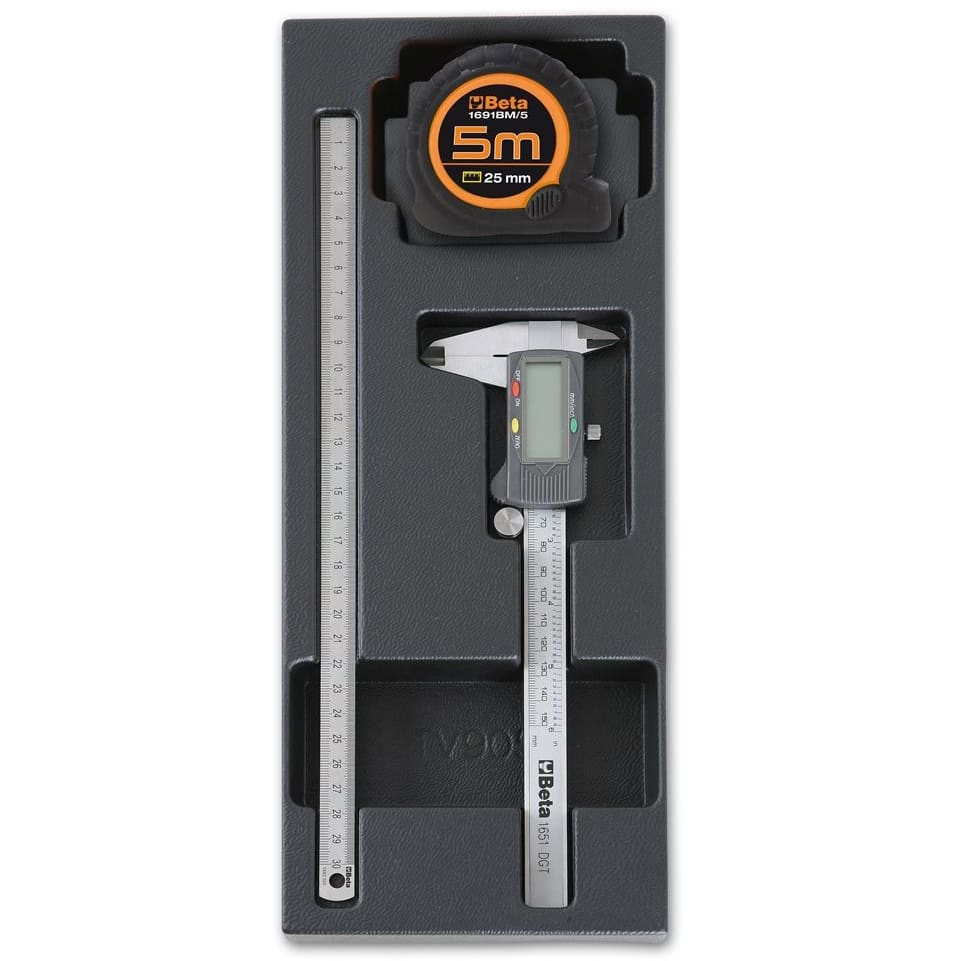 BM SPA - BMM024240297 Termoformato rigido in ABS con utensili per misurare