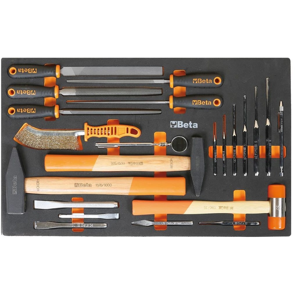 BM SPA - BMM024500877 Vassoio morbido in EVA con utensili a percussione e lime