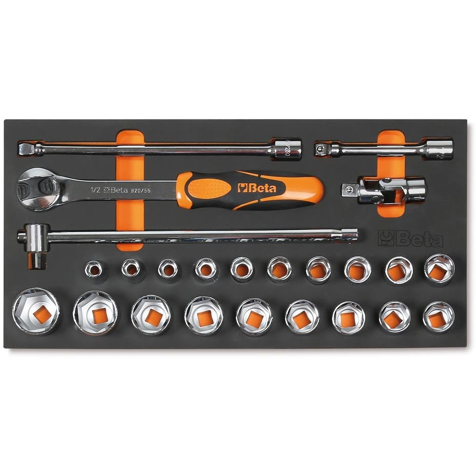 BM SPA - BMM041500021 Vassoio morbido in EVA bussole esagonali da 1/2"