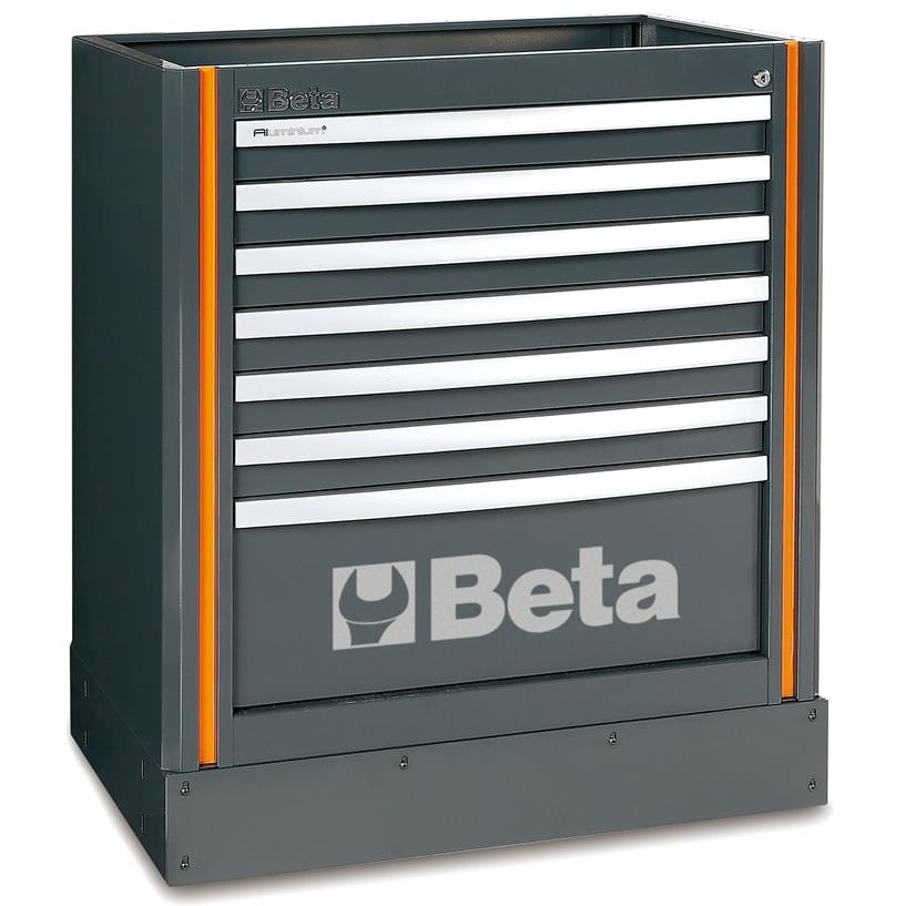 BM SPA - BMM055000203 Modulo fisso con 7 cassetti per arredo officina