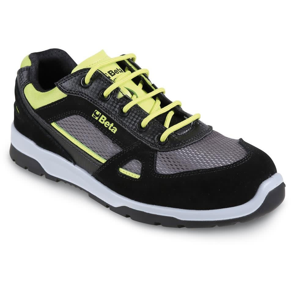 BM SPA - BMM073140235 Scarpe in pelle scamosciata con inserti in nylon mesh e carbon