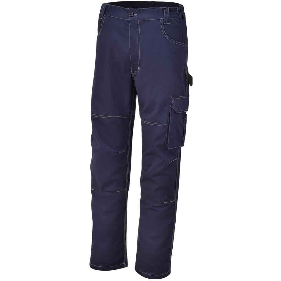 BM SPA - BMM078400100 Pantaloni da lavoro in T/C twill 245 g, blu