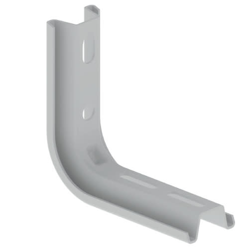 UNEX APARELLAJE ELEC - UNY66106 66 SUPPORTO AD L GRIGIO 100 ACCIAIO EPOX