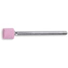BM SPA - BMM111020008 Mole abrasive con gambo, granuli abrasivi di corindone rosa con legante ceramico, forma cilindrica