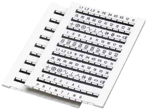 PHOENIX CONTACT - PHC0803595 ZBFM 5/WH:UNBEDRUCKT SCHEDA SIGLATURA