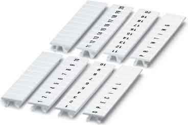 PHOENIX CONTACT - PHC0805810 ZB 4/WH-100:UNBEDRUCKT SIGLATURA STRISCI