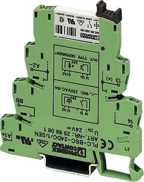 PHOENIX CONTACT - PHC2966317 PLC-RSC- 24DC/ 1AU/SEN RELE A VITE