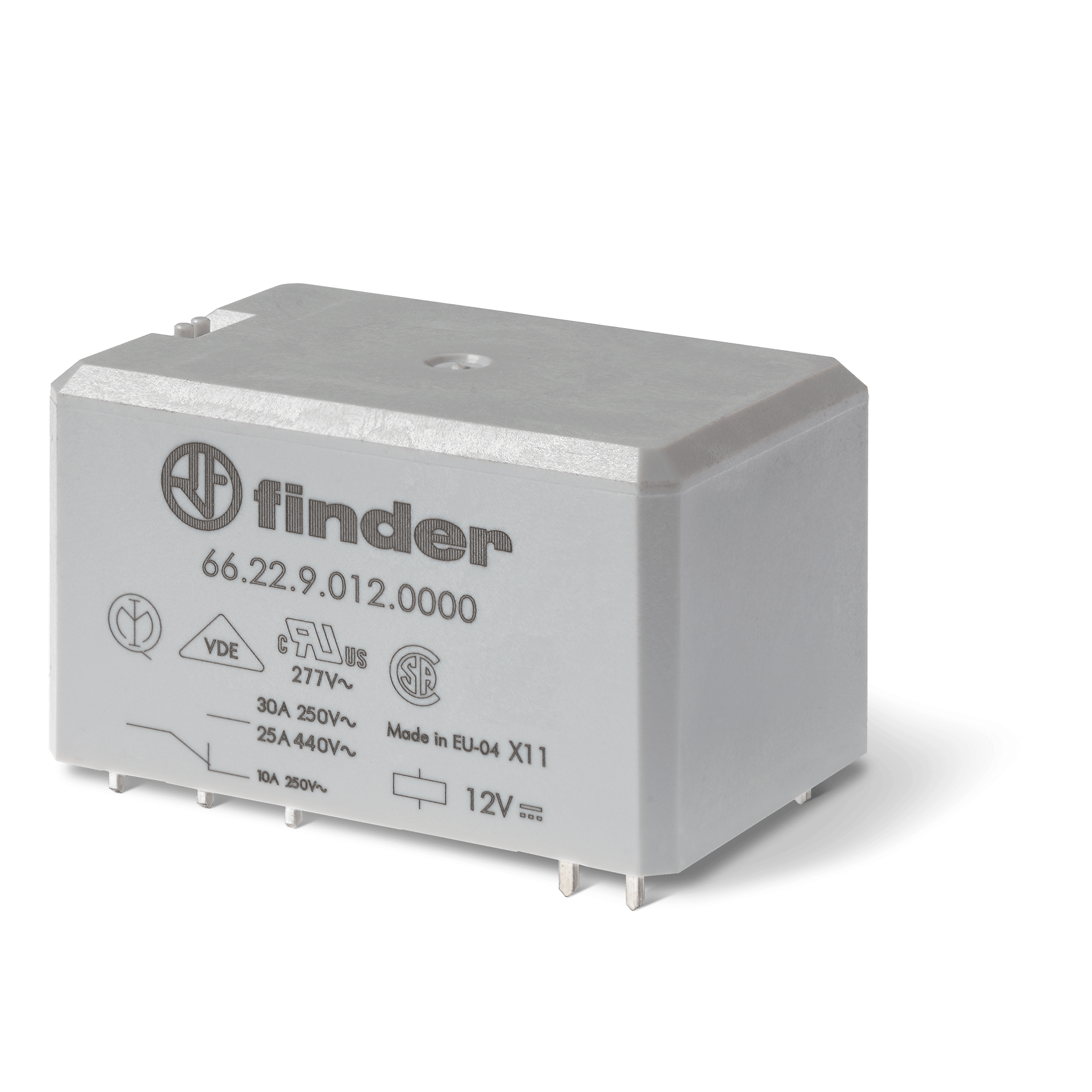 FINDER SPA - FIN662290124000 RELE DI POTENZA C.S. 2 CONTATTI 30A