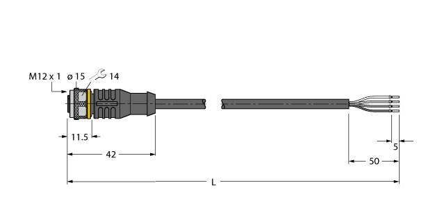 TURCK BANNER SRL - TUK6625014 RKC4.4T-5/TEL