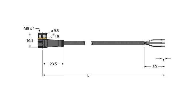 TURCK BANNER SRL - TUK6625557 PKW3M-5/TXL