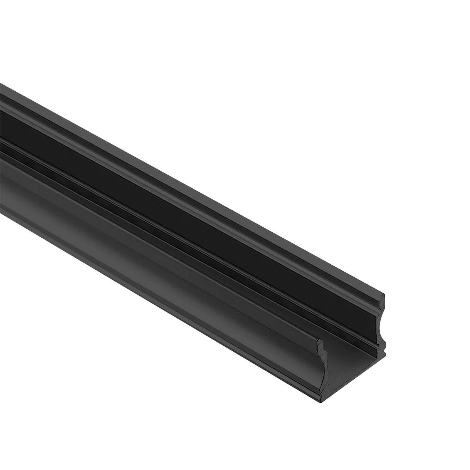 LINEA LIGHT (ILED) - ILDC-K100016 PROFILO RIVE_17/16 ANOD. NERO 2M