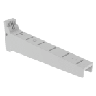 UNEX APARELLAJE ELEC - UNY66603 66 SUPPORTO ORIZZ. ISOL. GRIGIO 600 U23X
