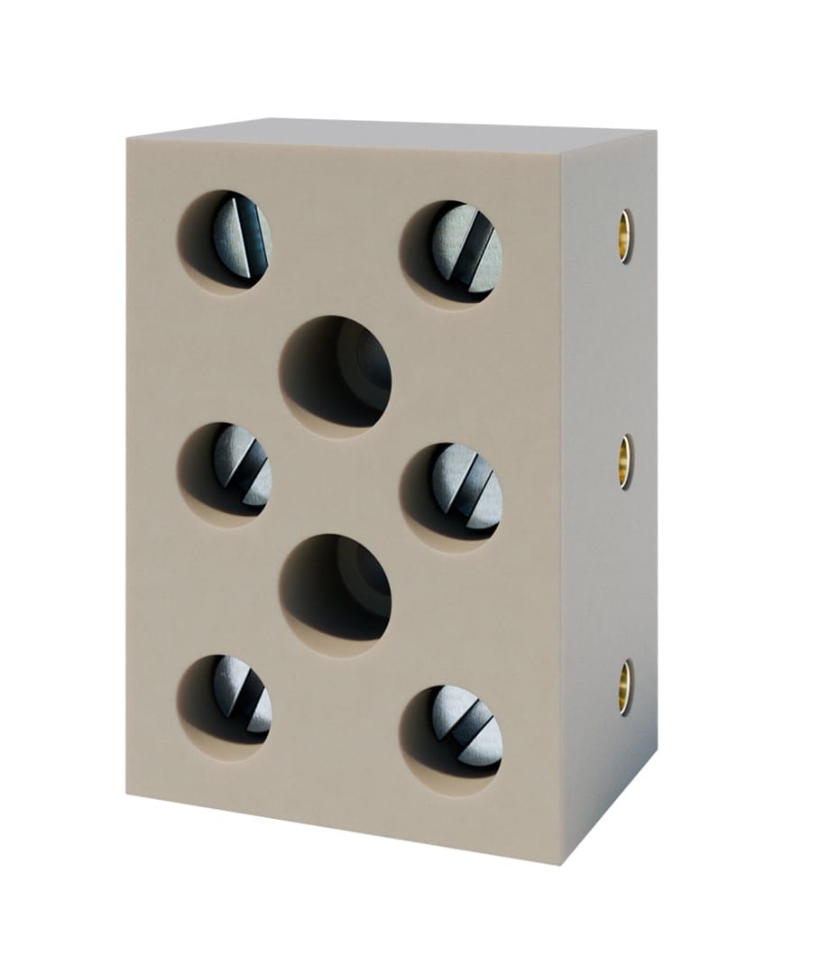 COSMEC - CSMMHT204 Morsetto bipolare ceramico 2x4 mmq