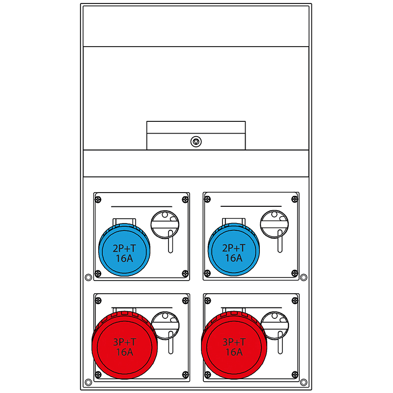 SCAME PARRE SPA - SCA671.6546-426 QUADRO DISTRIBUZIONE DOMINO 550 IP66