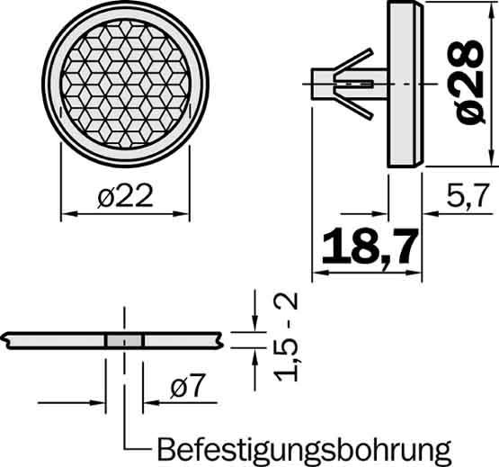 SICK - SIK1004488 PL22-3 REFLECTOR