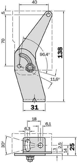 SICK - SIK2009122 BEF-WN-W27 MOUNTING BRACKET