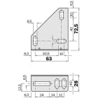 SICK - SIK5304819 BEF-W260 HALTEWINKEL F. W260