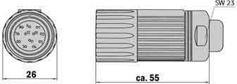 SICK - SIK6027538 DOS-2312-G CONNECTOR FEM M23 12P.ST