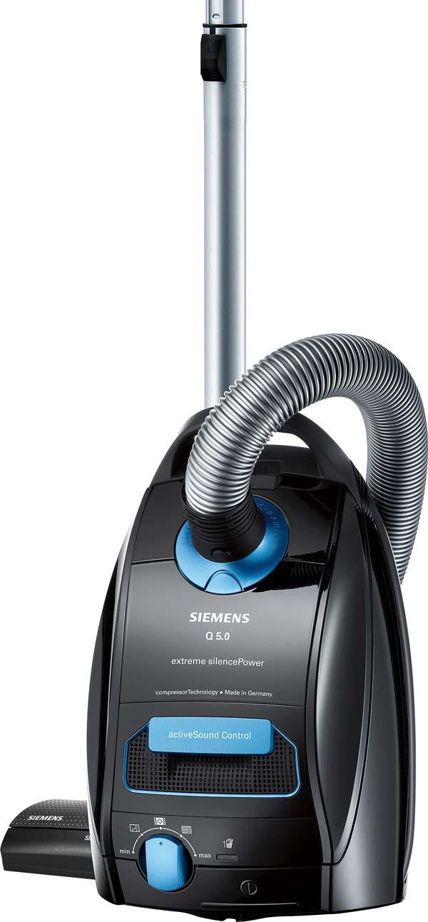 Siemens Hausgerate - SIZVSQ5X1230 Bodenstaubsauger comprTech 850W 70dB 13m