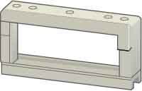SIEMENS - SIEBVP:261987 BD2-1250-BB Staffa di fissaggio