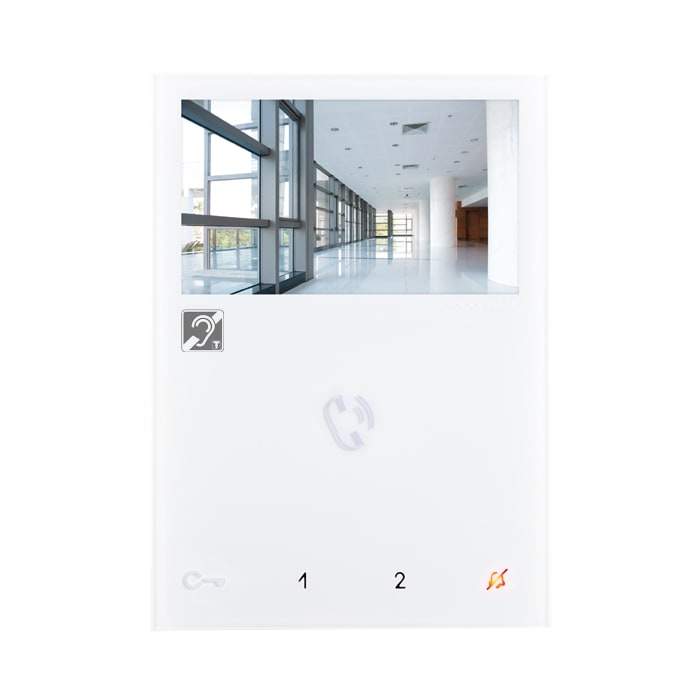 COMELIT GROUP SPA - COE6721W/BM MONITOR MINI HANDSFREE BM BIANCO, S2