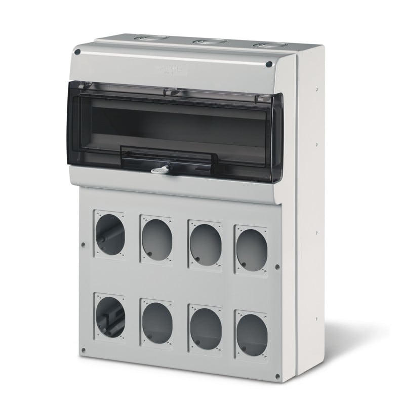 SCAME PARRE SPA - SCA672.5822.1102 CENTRALINO M550 24DIN 8 PRESE + 2MORS.