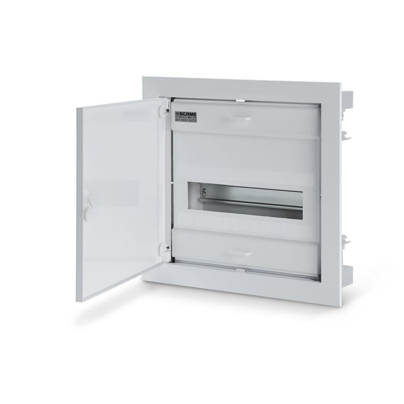 SCAME PARRE SPA - SCA677.1012.1 CENTRALINO FILO MURO 1FILA 12DIN 1MORS.