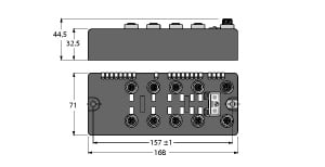 TURCK BANNER SRL - TUK6811317 BLCCO-8M12L-8DI-P-8DI-P