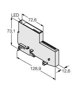 TURCK BANNER SRL - TUK6827227 BL20-E-8DI-24VDC-P
