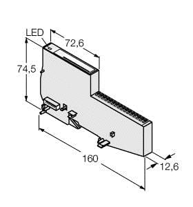 TURCK BANNER SRL - TUK6827230 BL20-E-16DO-24VDC-0.5A-P