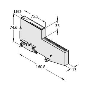 TURCK BANNER SRL - TUK6827340 BL20-E-8AI-U/I-4PT/NI/ET