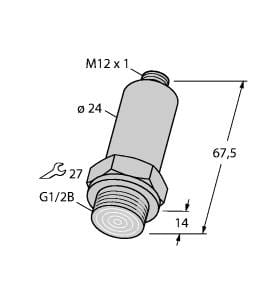 TURCK BANNER SRL - TUK6831561 PT250R-29-LI3-H1140