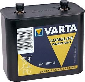 VARTA CONSUMER BATT - VAT540101111 540 - 6V - 19 AH - 4R25-2 (ZINCO-CLORIDI