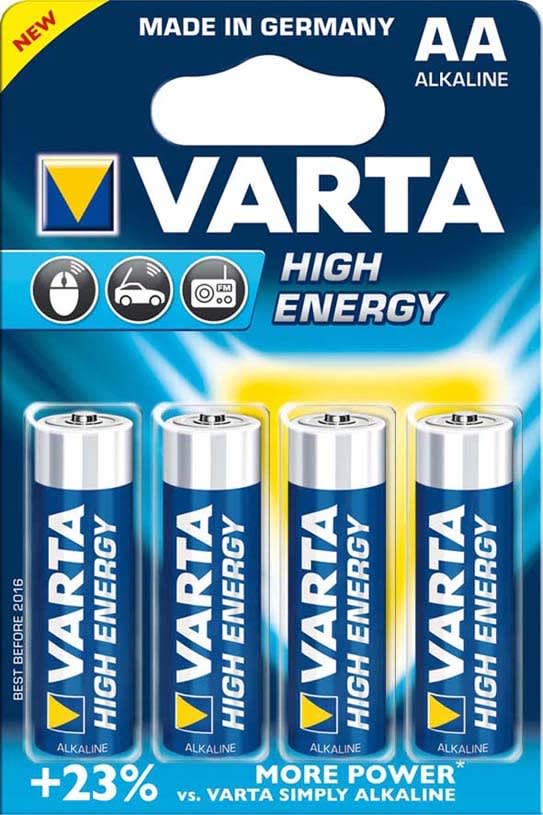 VARTA CONSUMER BATT - VAT4906121414 AA (STILO) LONGLIFE POWER X4