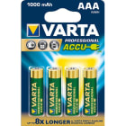 VARTA CONSUMER BATT - VAT05703301404 AAA RECHARGE ACCU POWER X4 (1.000 MAH)