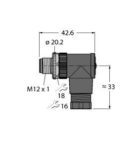 TURCK BANNER SRL - TUK6904615 BS8251-0/PG9