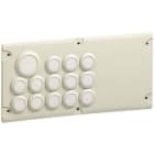 LEGRAND - LEG036495 QUADRI ACC.-PIASTRA CABSTOP 13+1+1